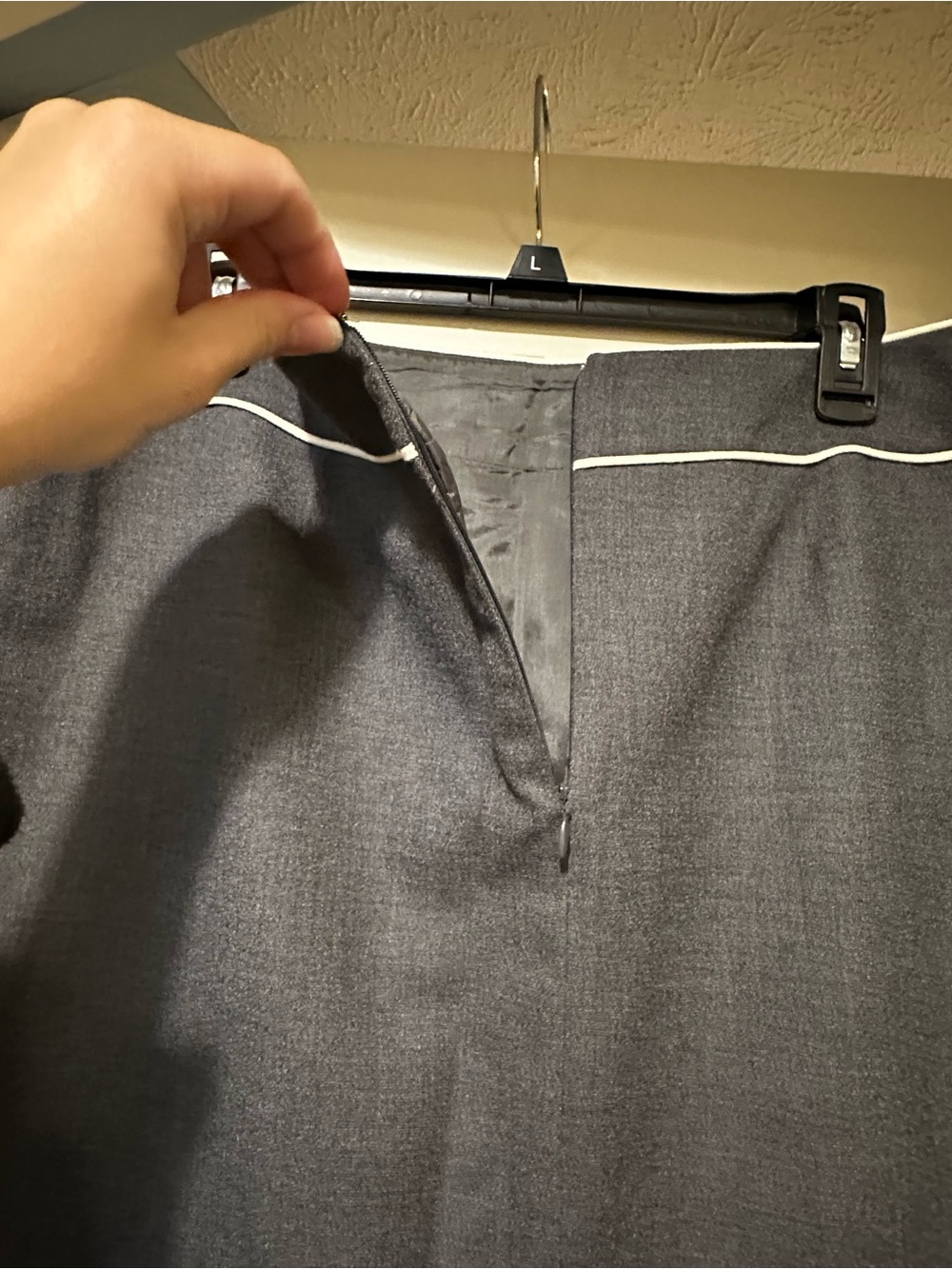 Pure New Wool Vintage Skirt Size 12 - Picture 6 of 7